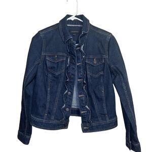 Talbots Jean Denim Jacket Dark Wash Women's Size XS